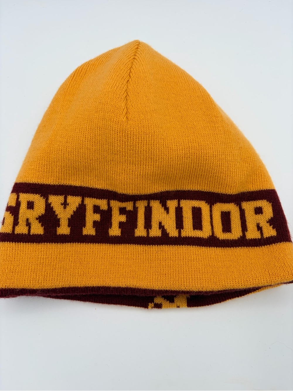 Harry Potter Gryffindor, reversible knit, beanie, hat, one size